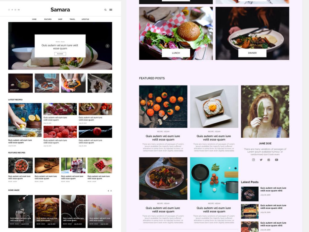 Blog Adobe XD UI Kit