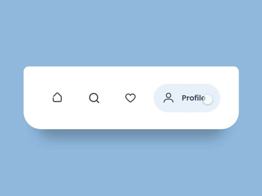 Bottom Bar Navigation for Adobe XD