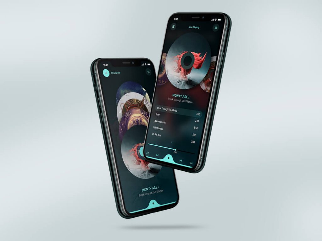 Music App Concept Adobe XD UI Kit