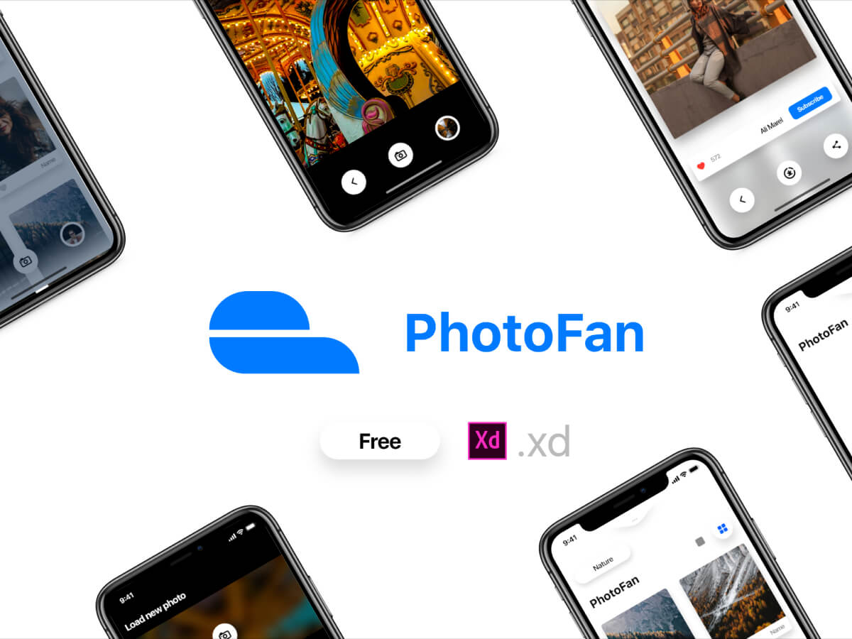 Photostock App for Adobe XD