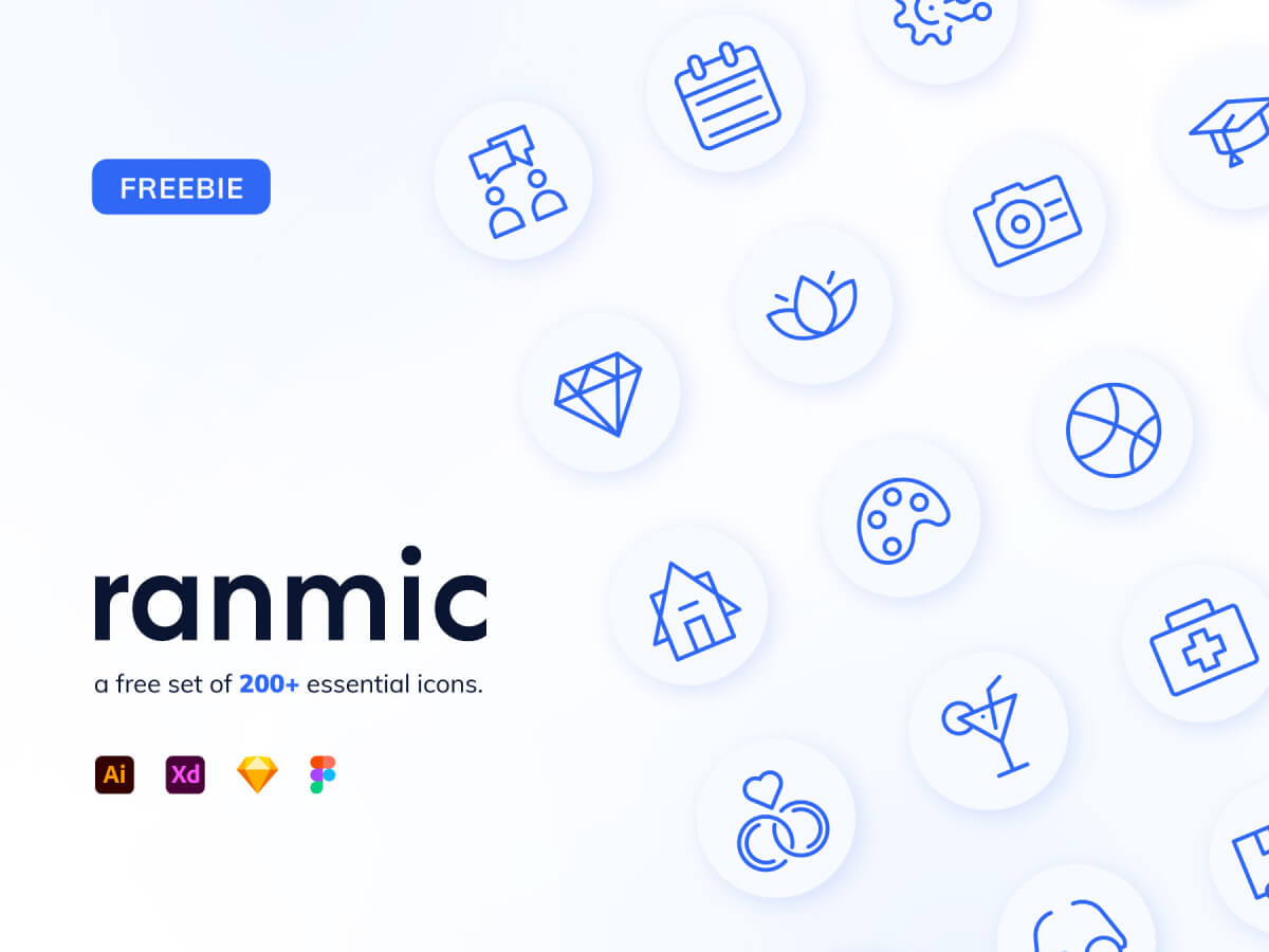 Ranmic Icons for Adobe XD