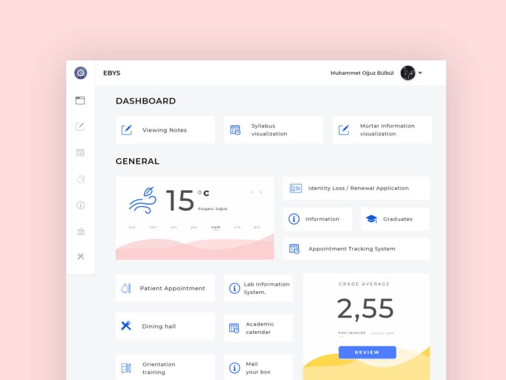 School Management Adobe XD UI Kit