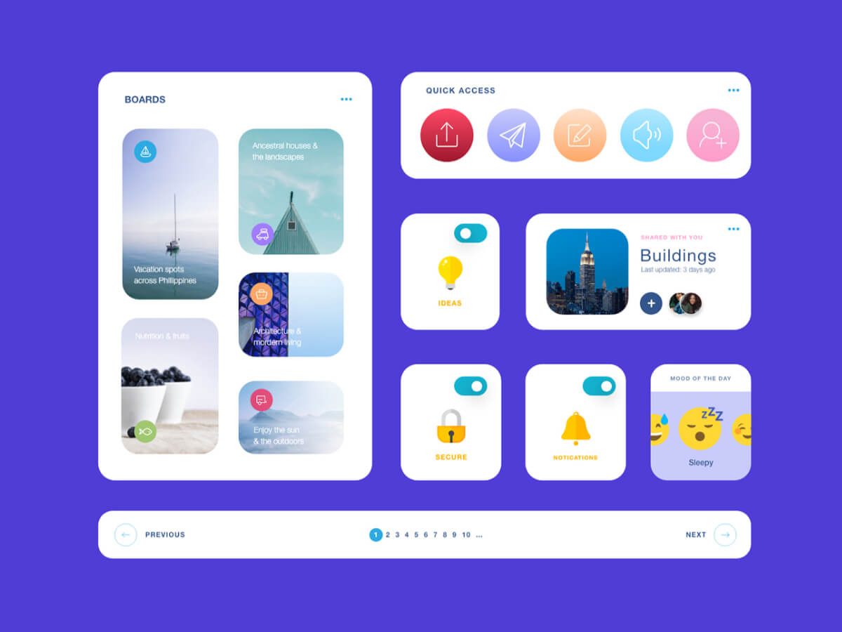 UI Kits and Widgets for Adobe XD